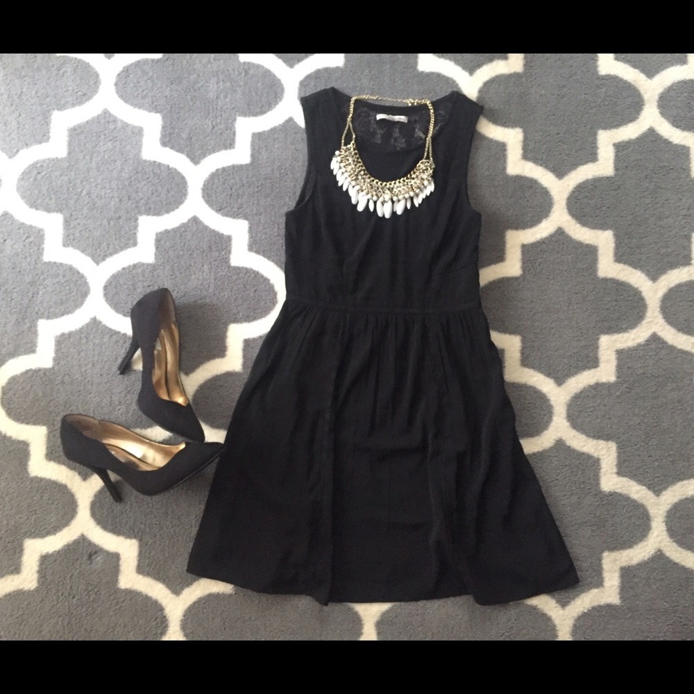 Lace Back Shift Dress